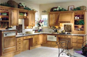 interior of a specially designed and constructed accessible kitchen