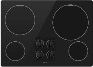Cooktop with front burner controls