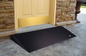 wheelchair threshold ramp at front door