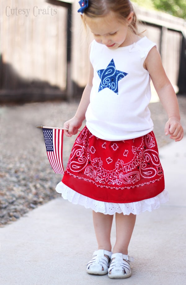 bandana skirt pattern