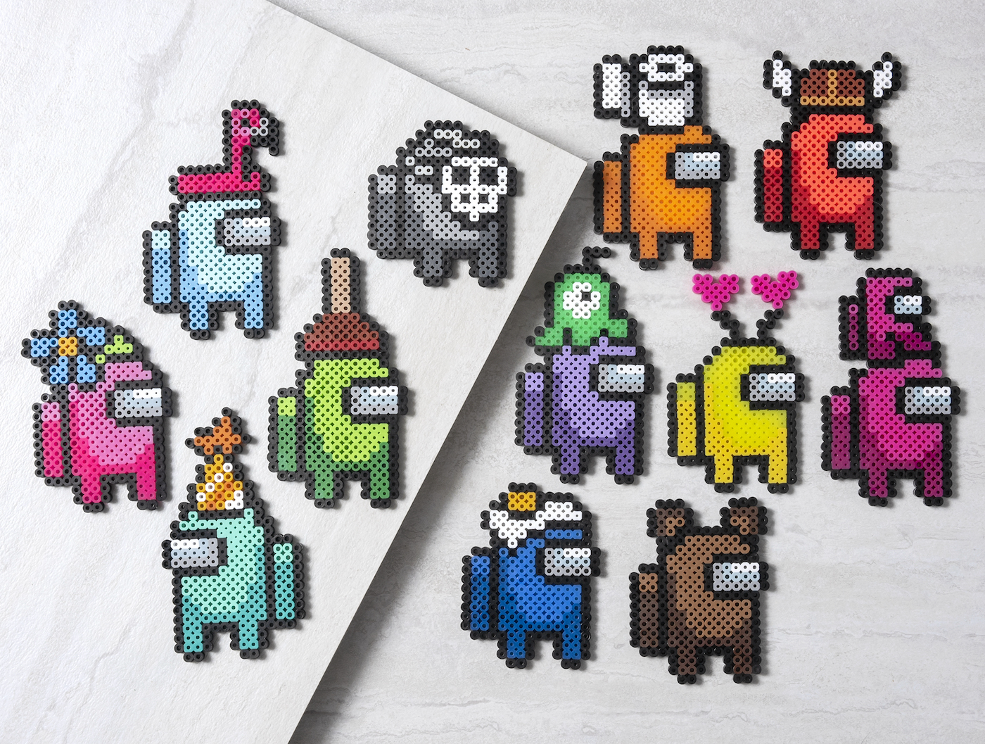 among us perler beads