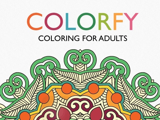 Colorfy adult coloring app