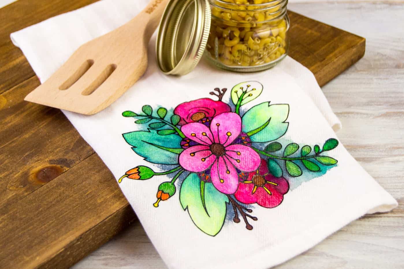 Decorate your own tea towel