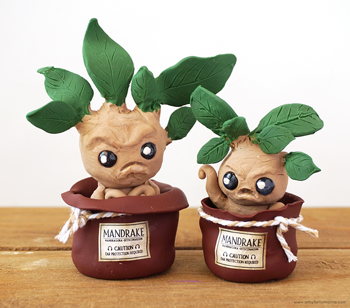 diy clay mandrake roots