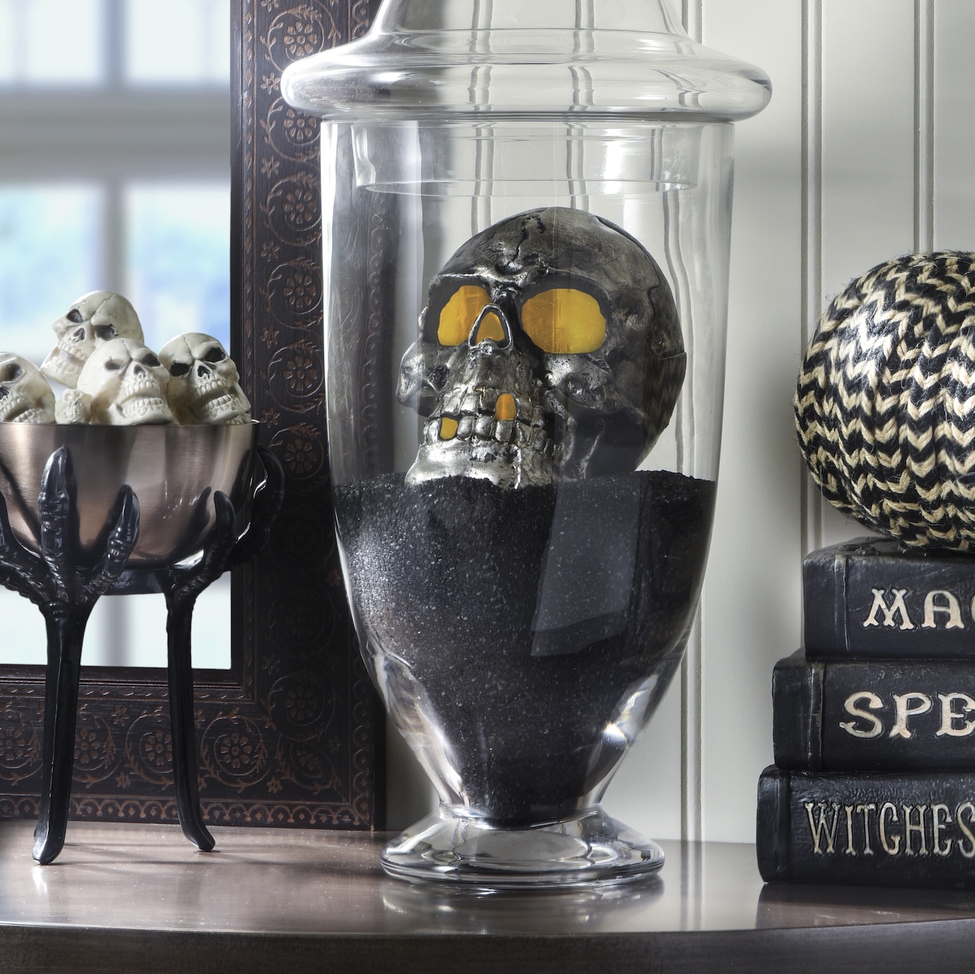 diy halloween skull decorations