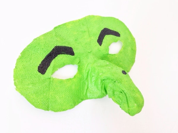 Make a Witch Mask with Gauze