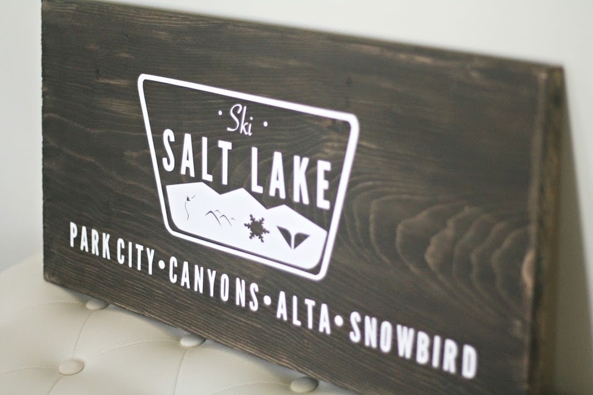 DIY wooden sign