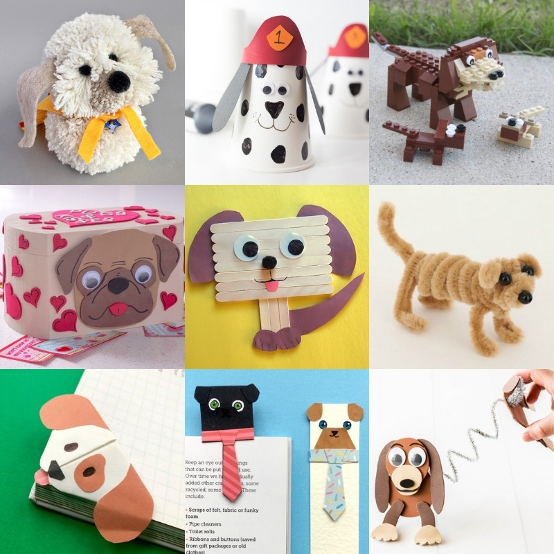 Dog crafts for kids