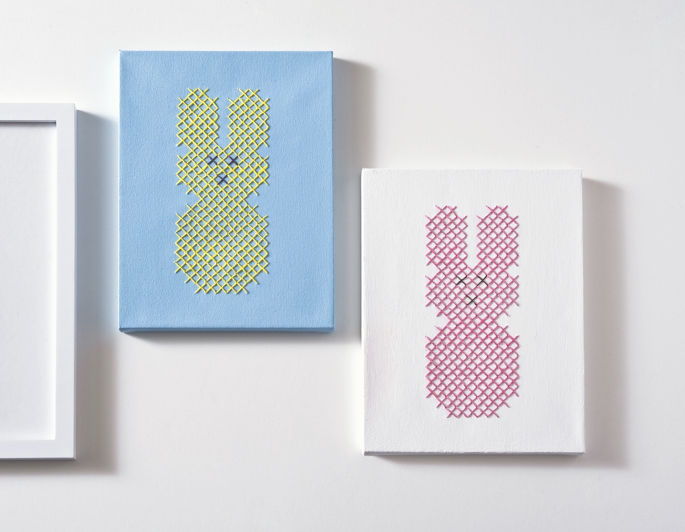 Easter Peep canvases