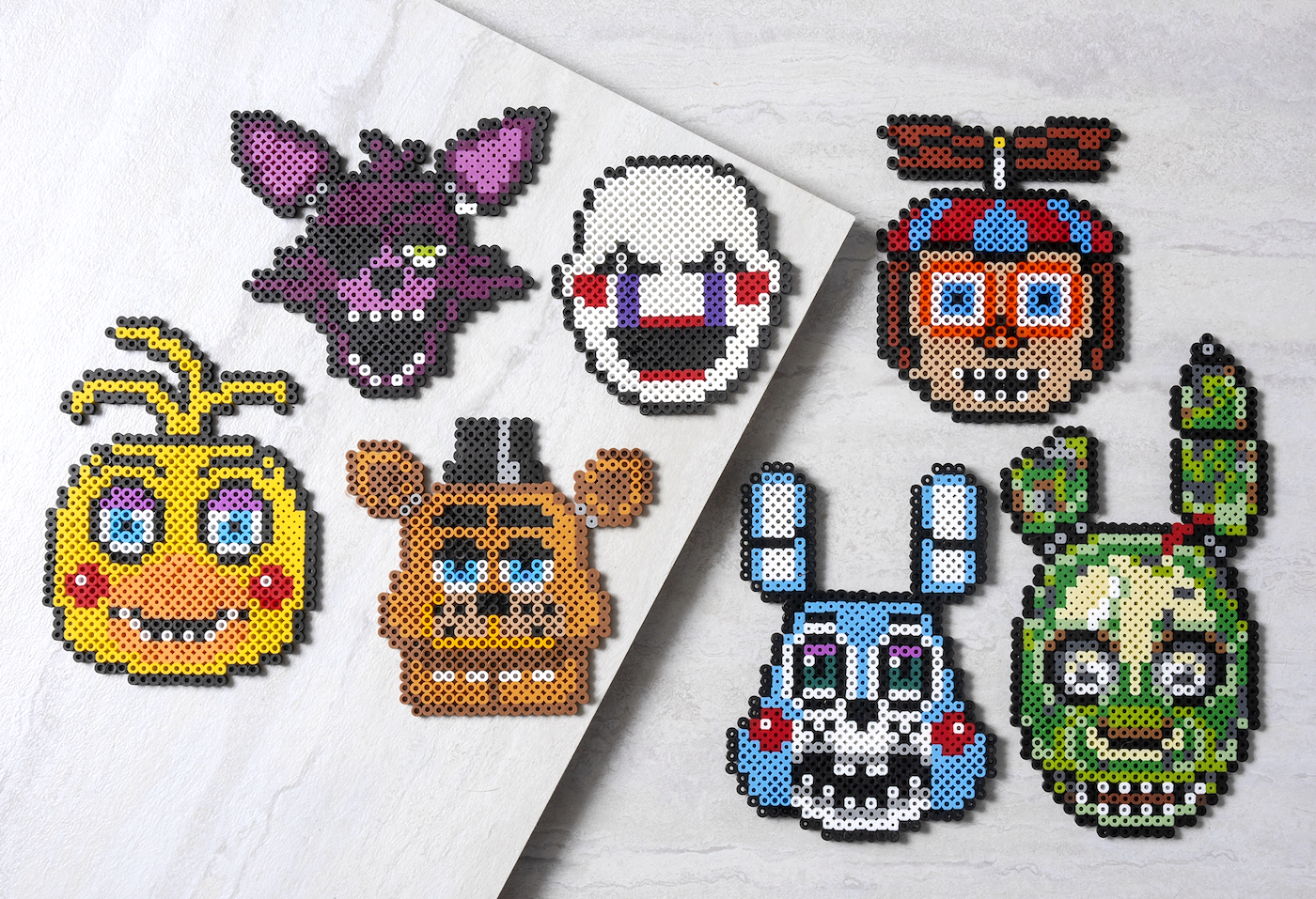 fnaf perler beads