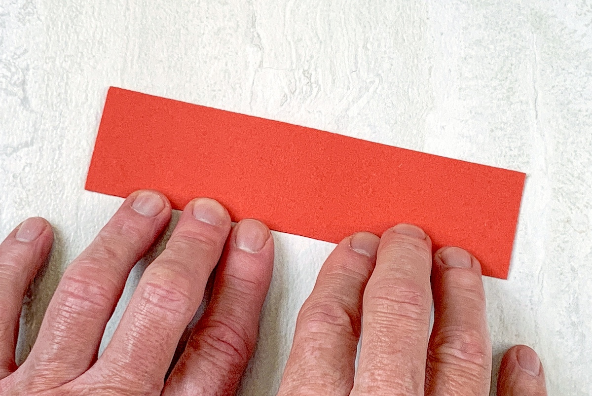 Fold One Piece in Half Lengthwise