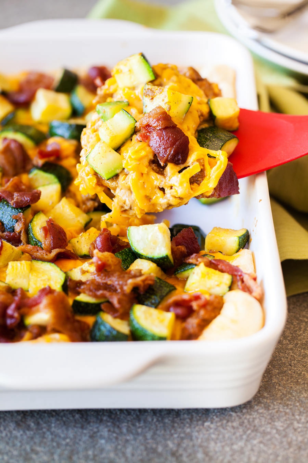 ground turkey zucchini casserole