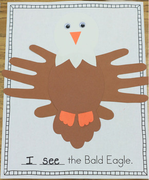 handprint bald eagle
