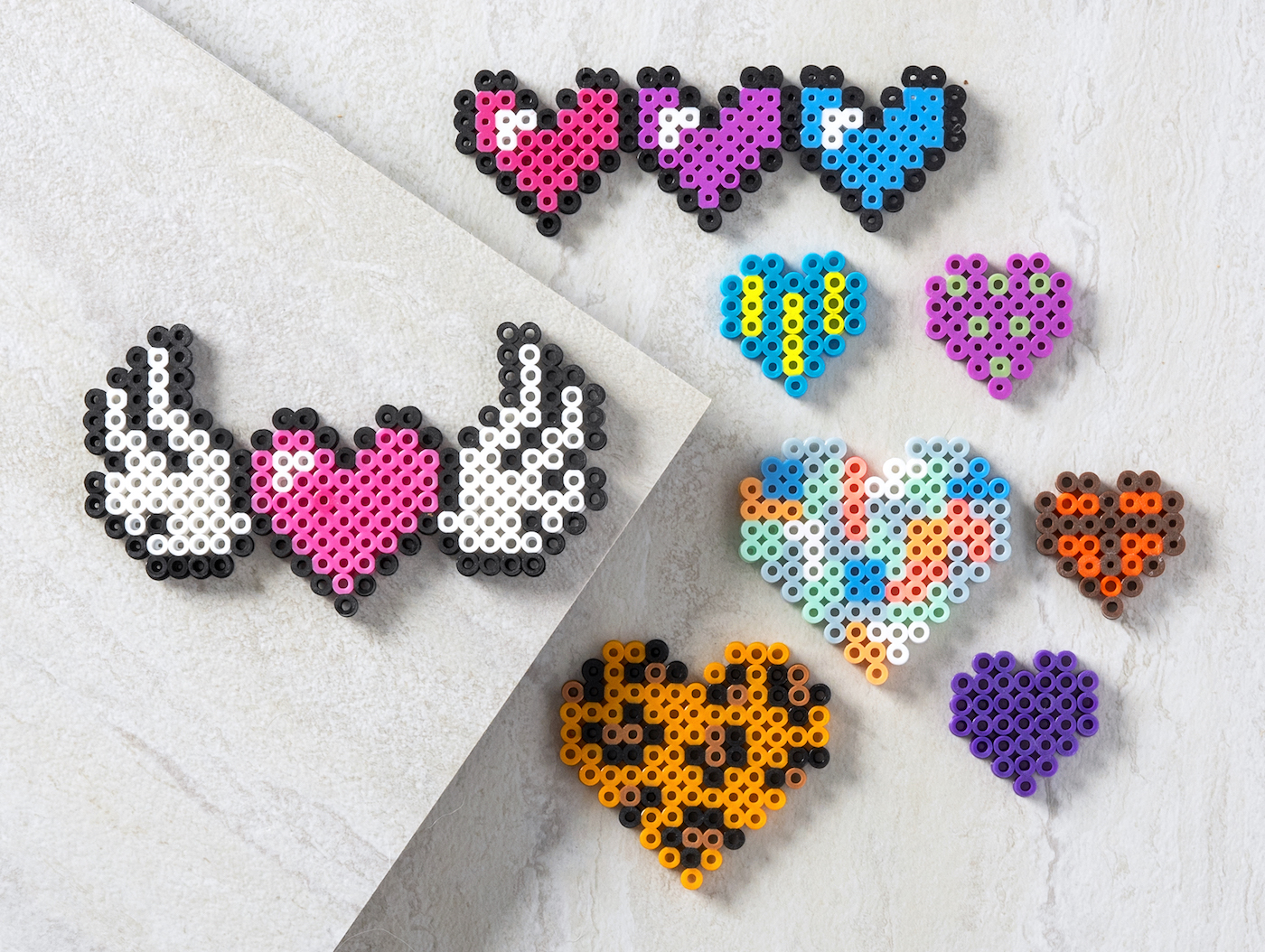 heart perler bead patterns