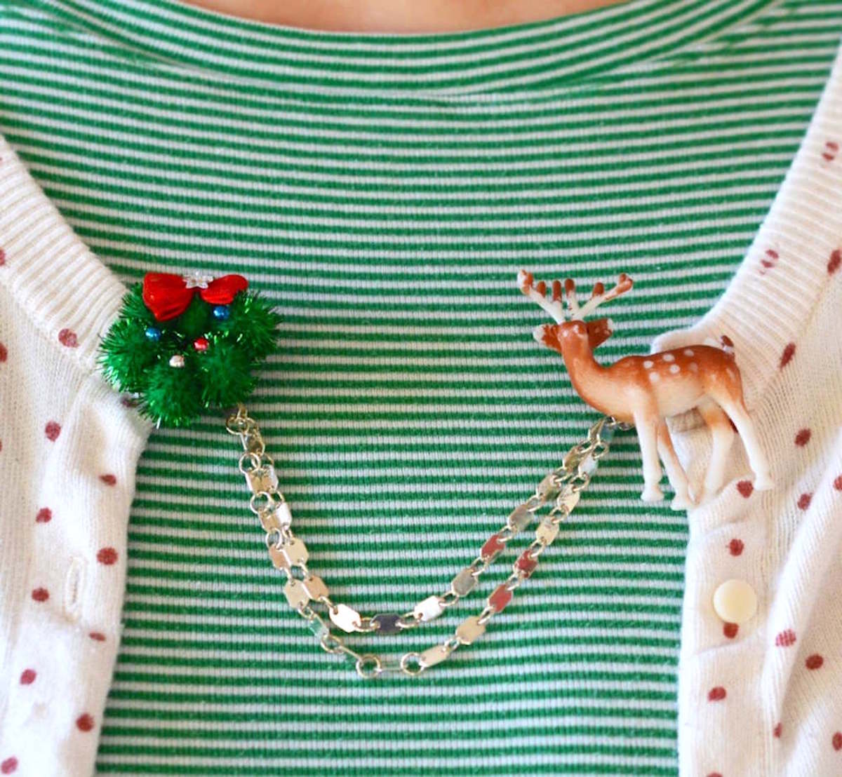 how to make sweater clips