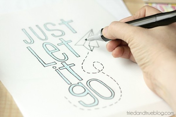 Just Let It Go coloring pages