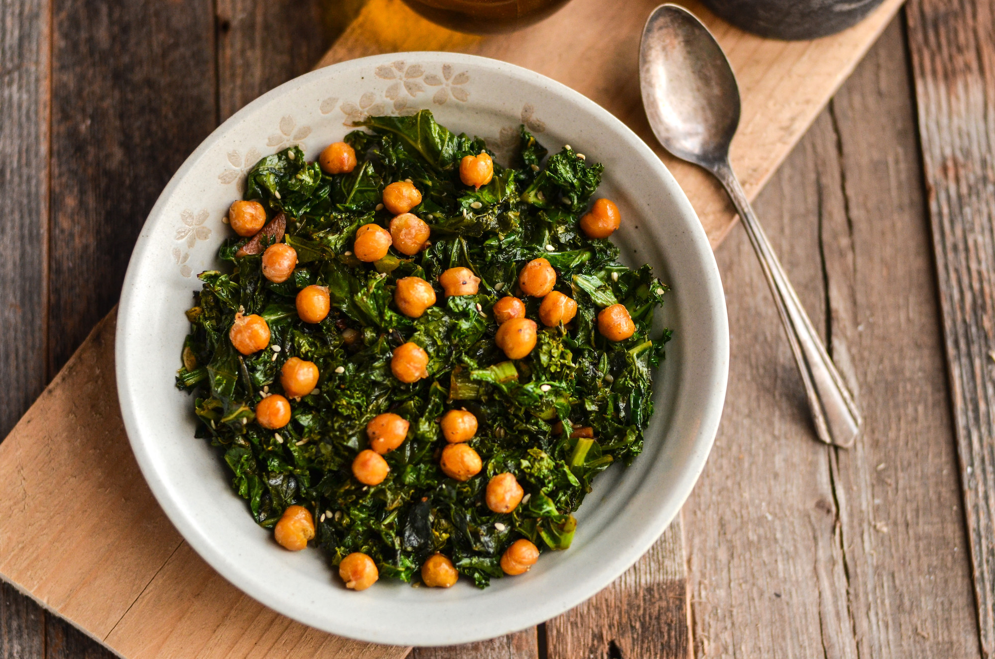 kale chickpea recipe