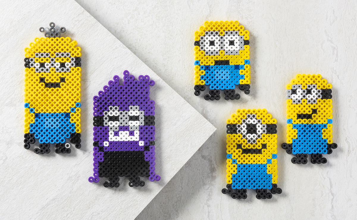 minion perler beads