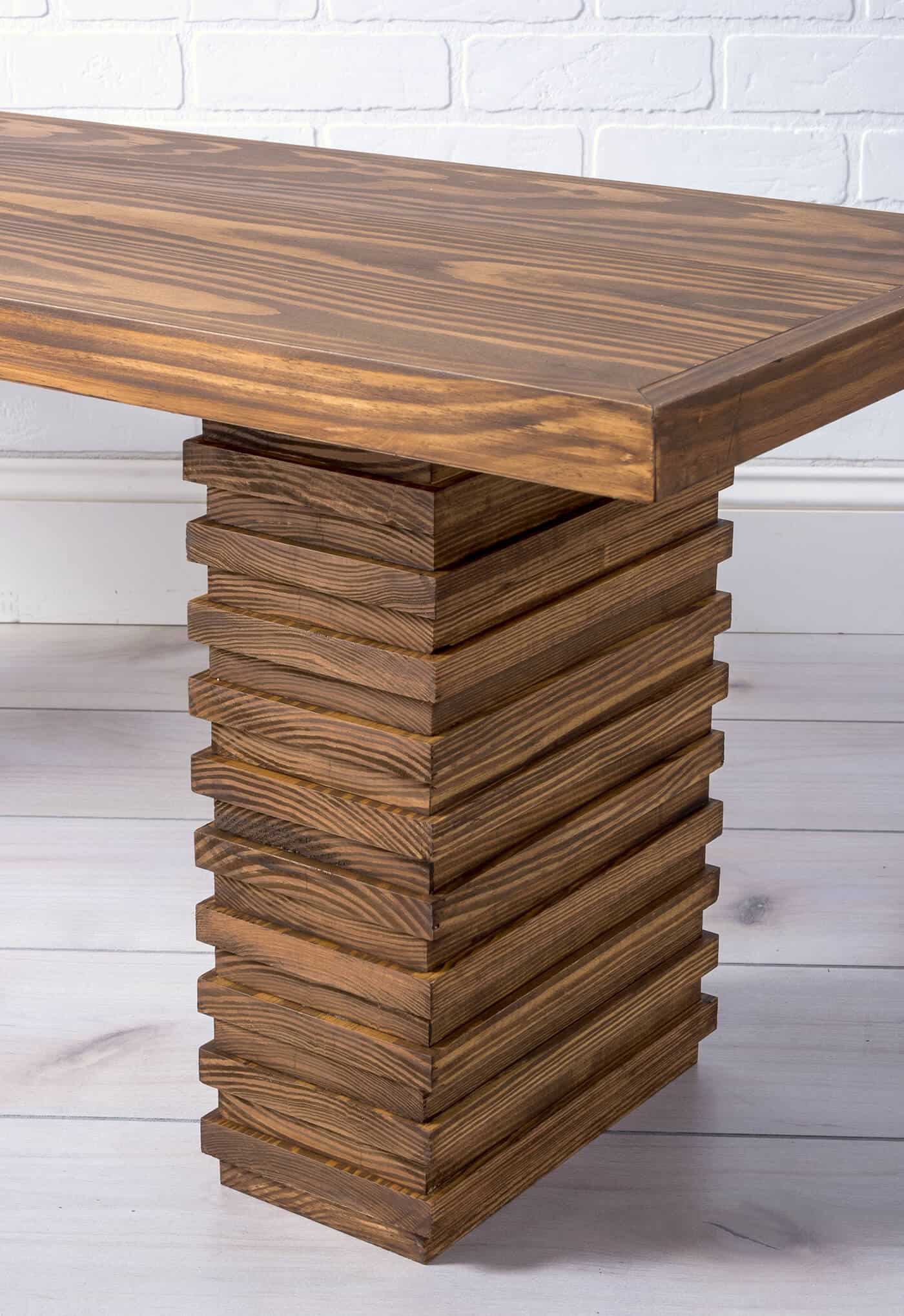 diy entrance bench made on a budget