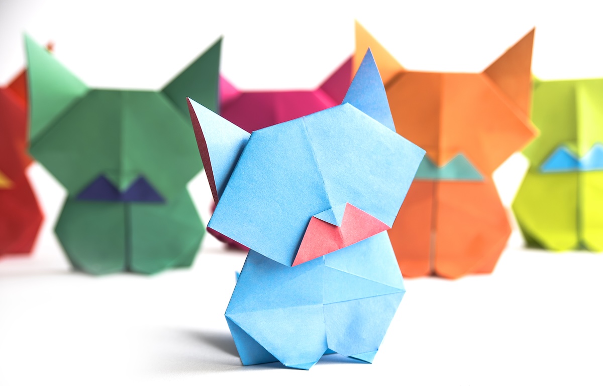 origami cats