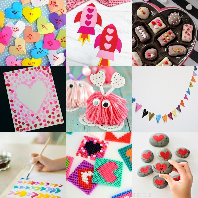 Over 35 Valentine Crafts for Kids