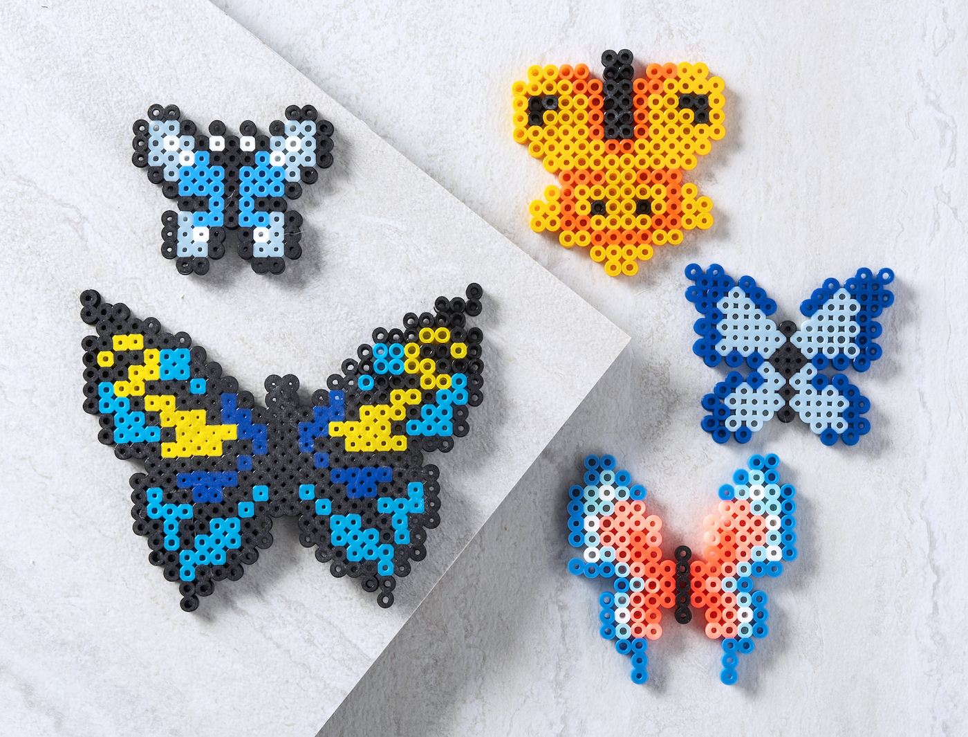 perler bead butterflies