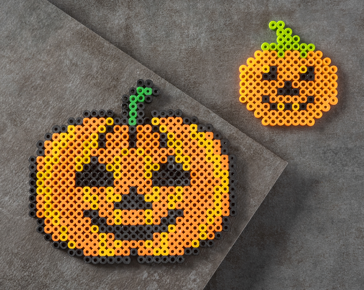 perler pumpkins