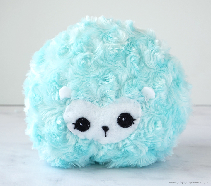 plush pygmy puff diy