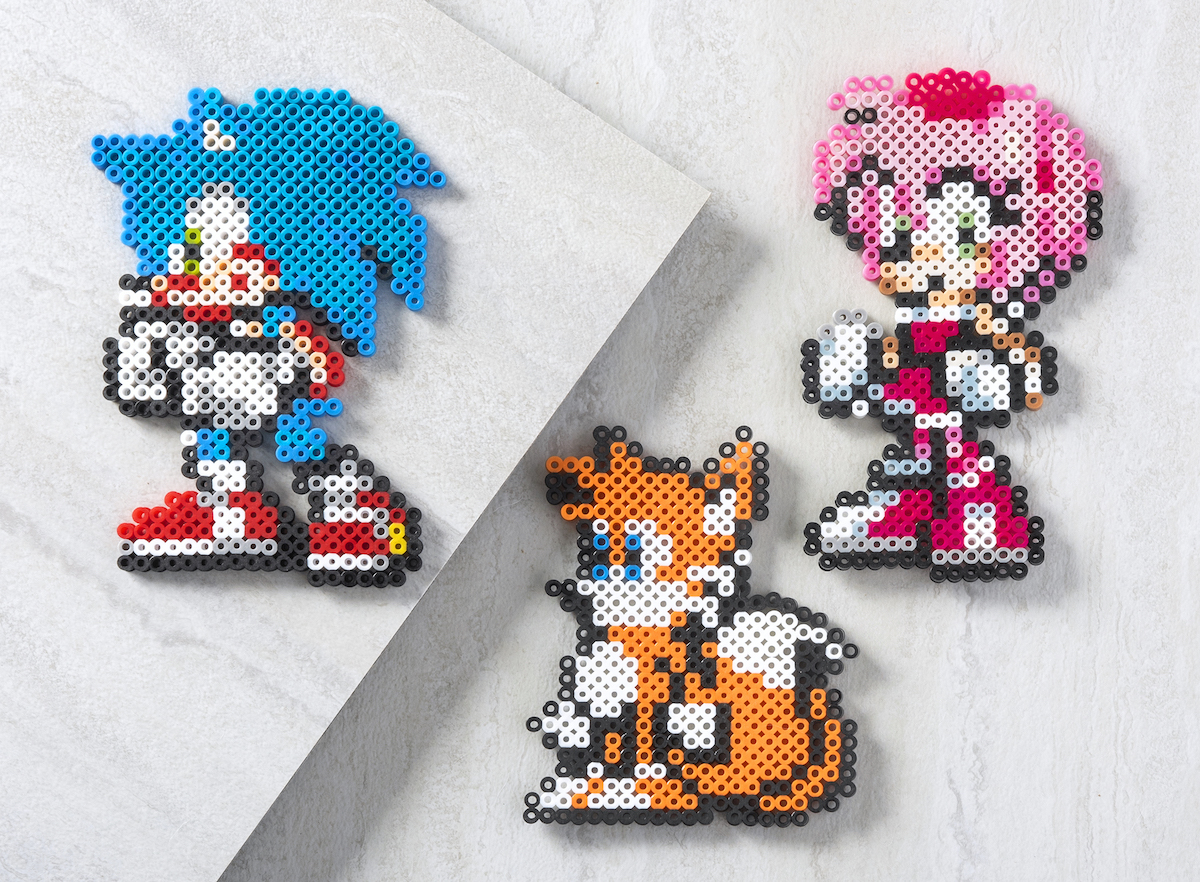 sonic hama beads